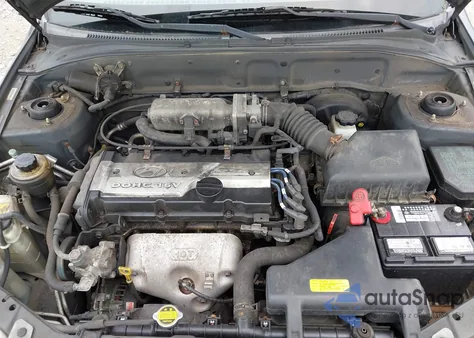 2001 Hyundai Accent Gs из США, поврежденный, VIN KMHCG35CX1U084668